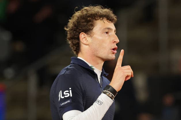 2026 05 20, xFSx, Bitpanda Open Hamburg ATP500, Round of 16, Mens Tennis Tournament in Hamburg , Am Rothembaum in Hamburg , Ugo Humbert FRA makes a cross after the victory against Karen Khachanov Copyright: HMBxMedia FernandoxSoares