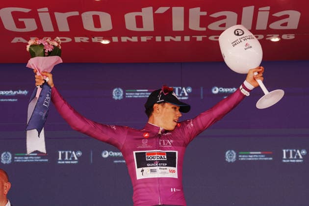 France™s Paul Magnier of Soudal Quick-Step during Stage 11 of the Giro d™Italia, from Porcari to Chiavari, Italy, Wednesday, May 20, 2026.  Copyright: xGianxMattiaxD™Alberto LaPressex