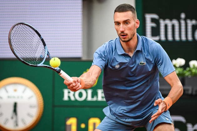 May 20, 2026, Paris, France, France: Luka PAVLOVIC of France during the third qualifying day of the Roland-Garros 2026, French Open 2026, Grand Slam tennis tournament at Roland-Garros Stadium on May 20, 2026 in Paris, France. Paris France - ZUMAm308 20260520_zsp_m308_070 Copyright: xMatthieuxMirvillex