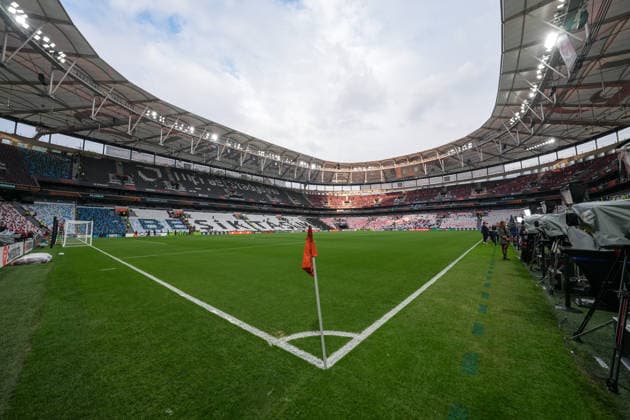 Stadium panorama, wide angle, stands, seats, standing room, Turkey, football, UEFA Europa League, final, 2025 2026, SC Freiburg vs Aston Villa, 20 05 2026, TüpraÅü Stadium, BesiktaÅü Park, Istanbul Istanbul TüpraÅü Stadium, BesiktaÅü Par Istanbul Turkey Copyright: xArnexAmbergx