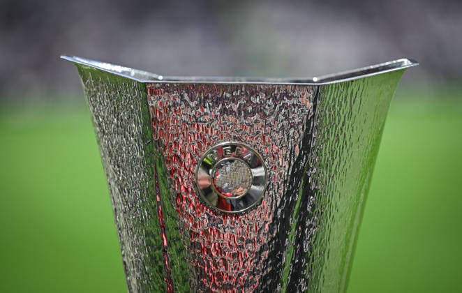 FOOTBALL EUROPA LEAGUE SEASON 2025 2026 Final in Istanbul 20 05 2026 SC Freiburg Aston Villa The Europa League Cup is about to be played at Besiktas Park Stadium