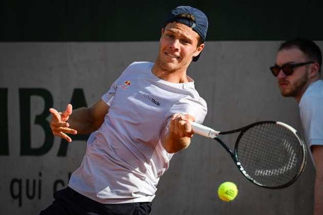 May 20, 2026, Paris, France, France: Joel SCHWAERZLER of Austria during the third qualifying day of the Roland-Garros 2026, French Open 2026, Grand Slam tennis tournament at Roland-Garros Stadium on May 20, 2026 in Paris, France. Paris France - ZUMAm308 20260520_zsp_m308_076 Copyright: xMatthieuxMirvillex