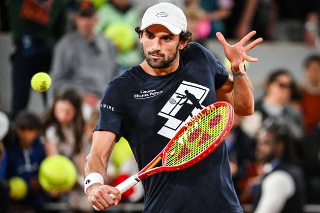 May 20, 2026, Paris, France, France: Valentin VACHEROT of Monaco during a training session of the Roland-Garros 2026, French Open 2026, Grand Slam tennis tournament at Roland-Garros Stadium on May 20, 2026 in Paris, France. Paris France - ZUMAm308 20260520_zsp_m308_084 Copyright: xMatthieuxMirvillex