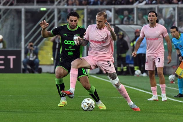 ANTONIO PALUMBO del Palermo durante la partita di semifinale playoff di Serie B tra Palermo e Catanzaro allo stadio Renzo Barbera di Palermo, Italia - MercoledÃ¬ 20 Maggio 2026. - Calcio. (Foto di Giovanni Isolino Lapresse)  Copyright: xGiovannixIsolino LaPressex