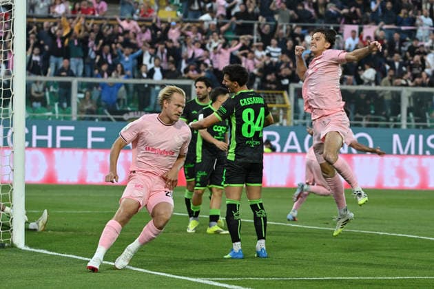 Football, Italy, Promotion match Serie A, Palermo FC - US Catanzaro