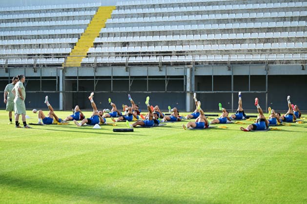 Iranian national football team s training ANTALYA, TURKIYE - MAY 20: Iran s national football team continues its training camp ahead of the 2026 FIFA World Cup, WM, Weltmeisterschaft, Fussball which will be held in the United States, Canada and Mexico, in Antalya, Turkiye on May 20, 2026. The team held an evening training session at the Titanic Sports Complex under head coach Amir Ghalenoei. In the mostly media-open session, players carried out warm-up exercises followed by coordination, agility, and small-sided passing drills. Orhan Cicek Anadolu Antalya Turkey. Editorial use only. Please get in touch for any other usage.  Copyright: x2026xAnadoluxOrhanxCicekx
