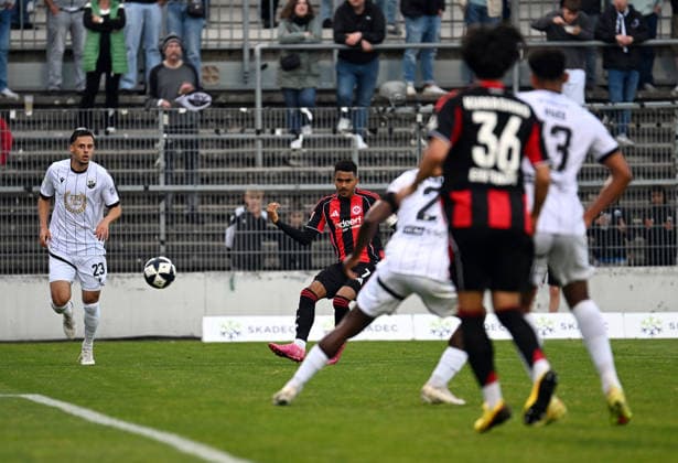 20 05 2026, xjhx, Football Test Match, SV Sandhausen Eintracht Frankfurt v l Ansgar Knauff Eintracht Frankfurt DFL DFB REGULATIONS PROHIBIT ANY USE OF PHOTOGRAPHS as IMAGE SEQUENCES and or QUASI VIDEO Sandhausen
