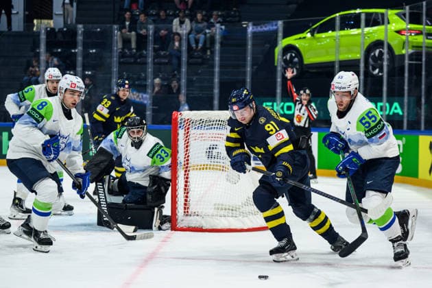 Ice hockey, World Championship, Sweden - Slovenia