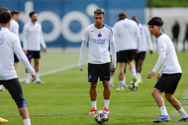 DÃ sirÃ DouÃ Paris Saint Germain during the club™s Media Day ahead of the UEFA Champions League Final at the PSG Campus in Poissy on Wednesday, May 20, 2026 Copyright: AntonioxBorga