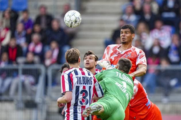 TILBURG , 20-05-2026 , Koning Willem II Stadium , season 2025 2026 , Dutch Keuken Kampioen Divisie football , First leg of the Keuken Kampioen Play-Offs final , match between Willem II and FC Volendam , picture shows FC Volendam player Mawouna Amevor Willem II - Volendam (play off)  x203844810x Copyright: