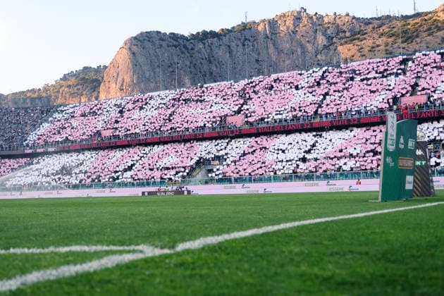 FOOTBALL - Serie B - Playoffs - Palermo FC vs US Catanzaro Photo by IPA ABACAPRESS.COM84908123 - Palermo, Italy, 20 May 2026. Renzo Barbera Stadium, Palermo vs Catanzaro, match valid for the return semi-final of the 2025 2026 Serie B Play-Offs. In the photo: Palermo fans choreography for Alessia Palermo Italy  Copyright: xIPAxSport ABACAx