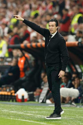 Istanbul, Turkey, 20th May 2026. Unai Emery head coach of Aston Villa during the SC Freiburg vs Aston Villa UEFA Europa League Final match at Besiktas Park, Istanbul. Picture credit should read: Cody Froggatt Sportimage EDITORIAL USE ONLY. No use with unauthorised audio, video, data, fixture lists, club league logos or live services. Online in-match use limited to 120 images, no video emulation. No use in betting, games or single club league player publications. SPI_058_CF_Frieburg_Aston_Villa SPI-4796-0088