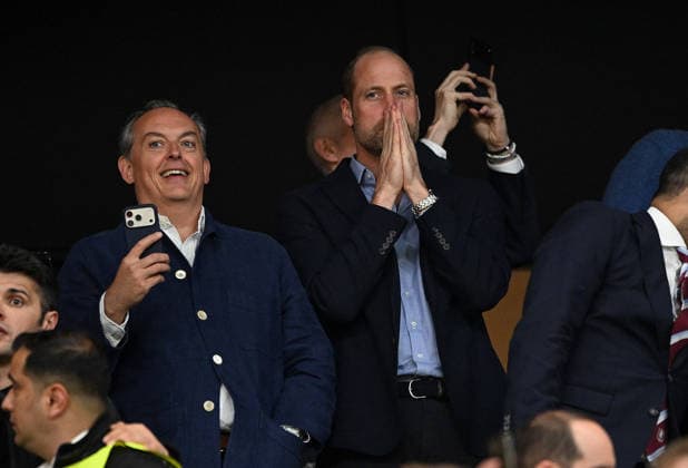 Freiburg v Aston Villa, UEFA Europa Cup Final , Tupras Stadium, Istanbul, Turkey, - 20 May 2026 William, Prince of Wales an Aston Villa supporter seen prior to kick-off Istanbul Tupras Stadium Besiktas Turkey, UK NEWSPAPERS OUT Copyright: xMarkxEnfieldx