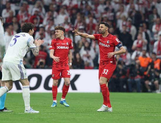 May 20, 2026, Istanbul, Besiktas, ToÂ¼rkiye: Vincenzo Grifo of SC Friburgo During the football match between Aston Villa vs Freiburg valid for the UEFA Europa League Final, on 20 05 2026 at the Vodafone Arena stadium in Istanbul Istanbul Türkiye - ZUMAs236 20260520_aap_s236_030 Copyright: xFabioxSassox