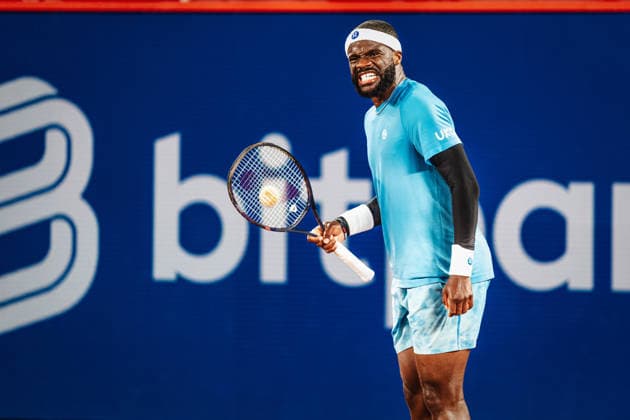 Tennis Men bitpanda Hamburg Open ATP 500 Camilo Ugo Carabelli ARG vs Frances Tiafoe USA 20 05 2026 Frances Tiafoe Emotions Hamburg Tennisstadion am Rothenbaum Hamburg Germany