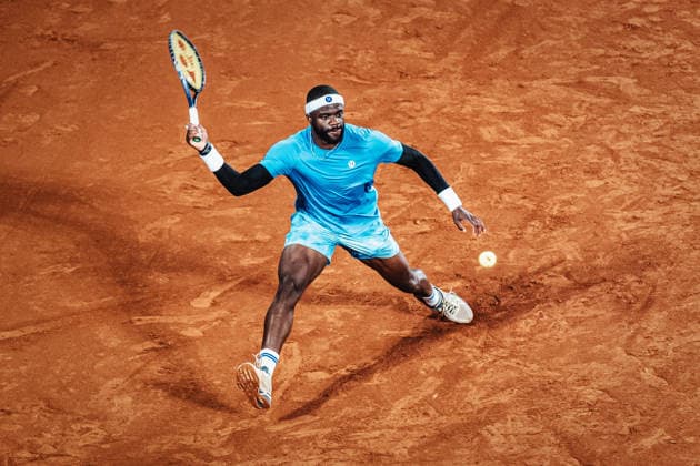 Tennis Men bitpanda Hamburg Open ATP 500 Camilo Ugo Carabelli ARG vs Frances Tiafoe USA 20 05 2026 Frances Tiafoe forehand Hamburg Tennisstadion am Rothenbaum Hamburg Germany
