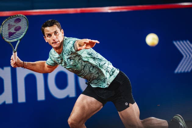 Tennis Men bitpanda Hamburg Open ATP 500 Camilo Ugo Carabelli ARG vs Frances Tiafoe USA 20 05 2026 Camilo Ugo Carabelli Forehand Hamburg Tennisstadion am Rothenbaum Hamburg Germany