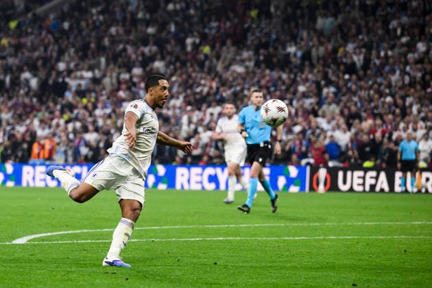 SC Freiburg v Aston Villa FC - UEFA Europa League 8v scores the opening goal during the UEFA Europa League 2025 26 final football match between SC Freiburg and Aston Villa FC. Istanbul Turkey Copyright: xNicolòxCampox