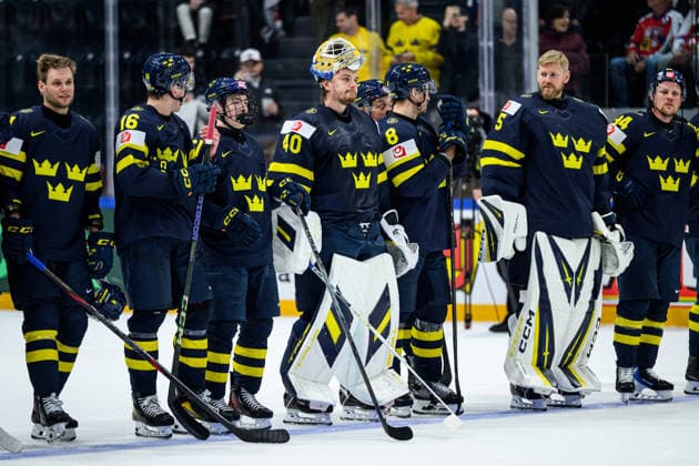 260520 Goaltender Arvid Söderblom of Sweden after the 2026 IIHF Ice Hockey World Championship between Sweden and Slovenia on May 20, 2026 in Fribourg Photo Jesper Zerman BILDBYRAN kod JZ JZ0722 ishockey ice hockey ishockey vm 2026 vm 2026 iihf world championship sverige sweden slovenia bbeng bbauto  Copyright: JESPERxZERMAN BB260520JZ112