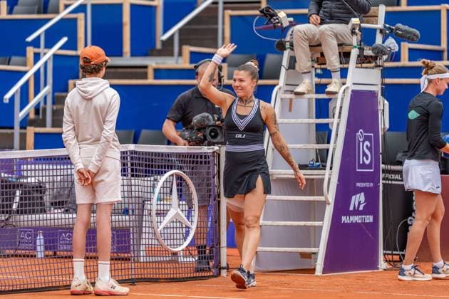 Tennis, Internationaux de Strasbourg WTA 500, Strasbourg Tennis Club, France, Oleksandra Oliynykova UKR Tennis WTA 500 Internationaux de Strasbourg Copyright: xspeedshotx xRalfxJustx