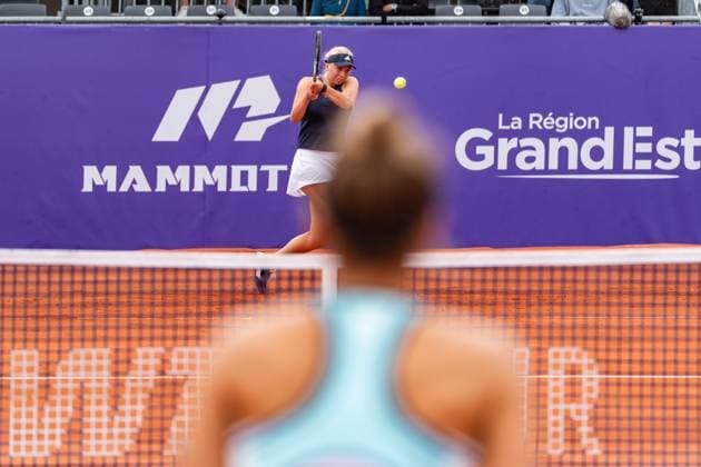 Tennis, Internationaux de Strasbourg WTA 500, Strasbourg Tennis Club, France, Clara Tauson DEN Tennis WTA 500 Internationaux de Strasbourg Copyright: xspeedshotx xRalfxJustx