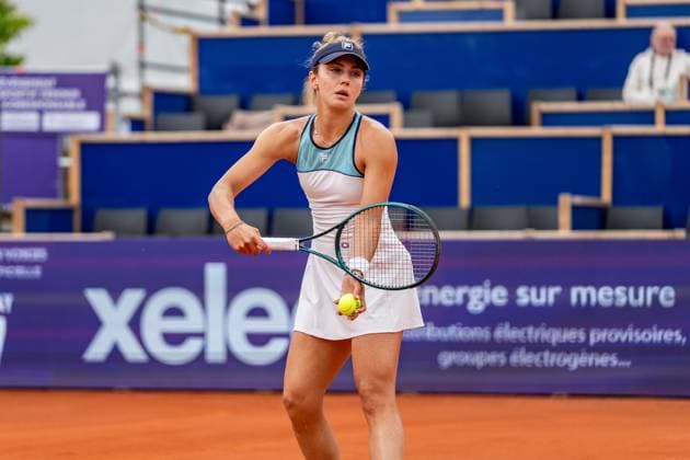 Tennis, Internationaux de Strasbourg WTA 500, Strasbourg Tennis Club, France, Jaqueline Cristian ROU Tennis WTA 500 Internationaux de Strasbourg Copyright: xspeedshotx xRalfxJustx