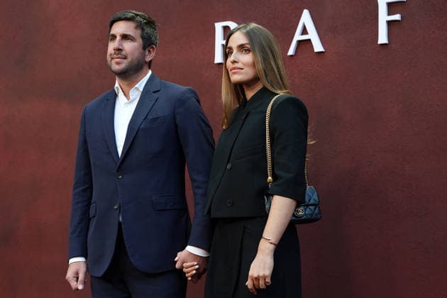 Enrique Riquelme (l) and Malen Guirado attend RAFA premiere. May 20, 2026. (20260521529)