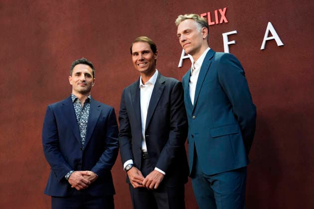 RAFA premiere in Madrid. Diego Avalos, Rafa Nadal and Zach Heinzerling attend RAFA premiere. May 20, 2026. (ALTERPHOTOS Acero) MadridSpain  Copyright: xAcerox