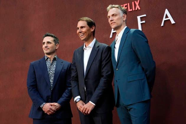 RAFA premiere in Madrid. Diego Avalos, Rafa Nadal and Zach Heinzerling attend RAFA premiere. May 20, 2026. (ALTERPHOTOS Acero) MadridSpain  Copyright: xAcerox