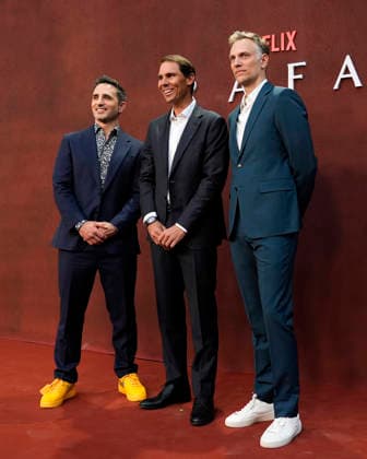 RAFA premiere in Madrid. Diego Avalos, Rafa Nadal and Zach Heinzerling attend RAFA premiere. May 20, 2026. (ALTERPHOTOS Acero) MadridSpain  Copyright: xAcerox