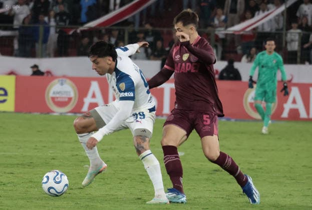 FBL COPA LIBERTADORES LIGA DE QUITO VS LANUS May 20, 2026 Meeting between Liga de Quito vs Lanus of Argentina for Copa Libertadores at Rodrigo Paz Stadium QUITO PICHINCHA ECUADOR Copyright: xHENRYxLAPOx