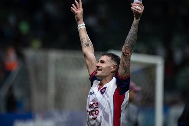 RECORD DATE NOT STATED match between Palmeiras and Cerro Porteno for the Copa Libertadores Sao Paulo (SP), 05 20 2026 - Libertadores Palmeiras vs Cerro Porteno - Pablo Vegetti celebrates in the match between Palmeiras and Cerro Porteno, for the 5th round of the group stage of the Copa Conmebol Libertadores, on the night of Wednesday, May 20, 2026, at Allianz Parque, in Sao Paulo-SP.(Foto: Ronaldo Barreto Thenews2 imago images) SPO  Copyright: xRonaldoxBarretox