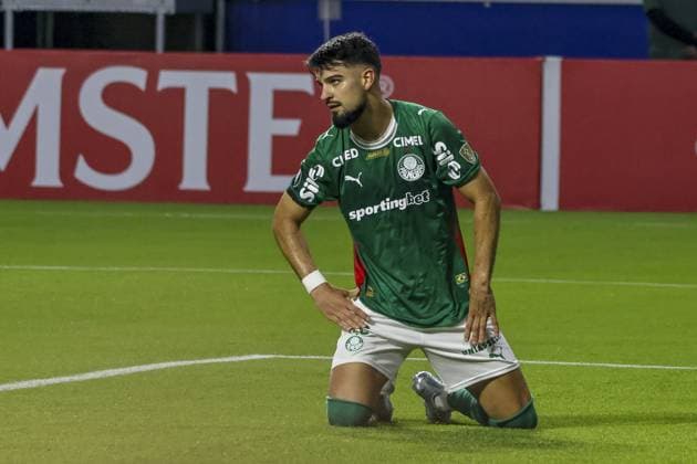 RECORD DATE NOT STATED match between Palmeiras and Cerro Porteno for the Copa Libertadores Sao Paulo (SP), 05 20 2026 - Libertadores Palmeiras vs Cerro Porteno Flaco Lopez of Palmeiras in a play during the match between Palmeiras and Cerro Porteno, for the 5th round of the group stage of the Copa Conmebol Libertadores, on the night of Wednesday, May 20, 2026, at Allianz Parque, in Sao Paulo-SP.(Foto: Leco Viana Thenews2 imago images) SPO  Copyright: xLecoxVianax