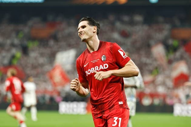 Igor Matanovic (Freiburg), MAY 20, 2026 - Football Soccer : UEFA Europa League final match between SC Freiburg - Aston Villa FC at the Besiktas Stadium in Istanbul, Turkey. Noxthirdxpartyxsales  aflo_331359056