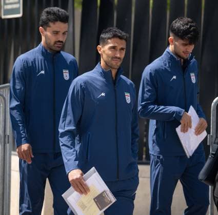 Iranian national football team visits US Embassy in Ankara for World Cup visa applications ANKARA, TURKIYE - MAY 21: Players of the Iranian national football team, set to compete in the 2026 FIFA World Cup, WM, Weltmeisterschaft, Fussball co-hosted by the US, Canada, and Mexico, leave the US Embassy after completing their visa application procedures in Ankara, Turkiye on May 21, 2026. Ismail Aslandag Anadolu Ankara Turkey. Editorial use only. Please get in touch for any other usage. Copyright: x2026xAnadoluxIsmailxAslandagx