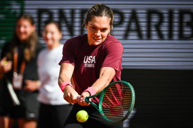 May 21, 2026, Paris, France, France: Catherine MCNALLY of United States during a training session of the Roland-Garros 2026, French Open 2026, Grand Slam tennis tournament at Roland-Garros Stadium on May 21, 2026 in Paris, France. Paris France - ZUMAm308 20260521_zsp_m308_010 Copyright: xMatthieuxMirvillex