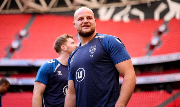 Montpellier Herault Rugby Captain s Run, San Mames Stadium, Bilbao, Spain 21 5 2026 Josh Caulfield Josh Caulfield 21 5 2026  Copyright: x INPHO NickxElliottx AC010978