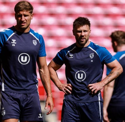 Montpellier Herault Rugby Captain s Run, San Mames Stadium, Bilbao, Spain 21 5 2026 Ali Price Ali Price 21 5 2026  Copyright: x INPHO NickxElliottx NE1L1144 copy