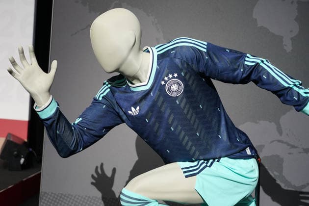 Away jersey for the 2026 World Cup of the German national team Frankfurt 21 05 2026 World Cup squad announcement of the national team, DFB Campus