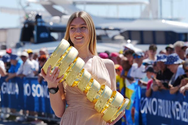 during Stage 12 of the Giro d™Italia, from Imperia to Novi Ligure, Italy, Thursday, May 21, 2026.  Copyright: xMassimoxPaolone LaPressex
