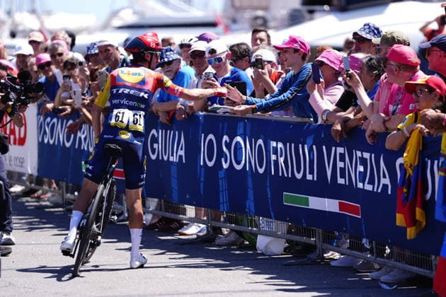 Italy™s Giulio Ciccone of Lidl-Trek during Stage 12 of the Giro d™Italia, from Imperia to Novi Ligure, Italy, Thursday, May 21, 2026.  Copyright: xFabioxFerrarix xLaPressex