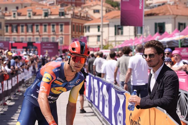 Italy™s Jonathan Milan of Lidl-Trek during Stage 12 of the Giro d™Italia, from Imperia to Novi Ligure, Italy, Thursday, May 21, 2026.  Copyright: xMarcoxAlpozzi LaPressex