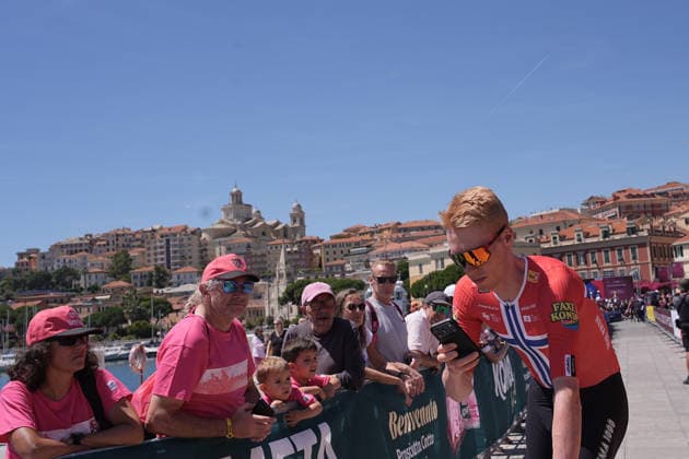 Norway™s Andreas Leknessund of Uno-X Mobility during Stage 12 of the Giro d™Italia, from Imperia to Novi Ligure, Italy, Thursday, May 21, 2026.  Copyright: xMarcoxAlpozzi LaPressex