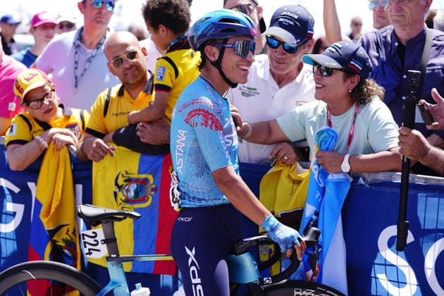 Ecuador™s Harold Martin Lopez Granizo of XDS Astana Team during Stage 12 of the Giro d™Italia, from Imperia to Novi Ligure, Italy, Thursday, May 21, 2026.  Copyright: xFabioxFerrarix xLaPressex