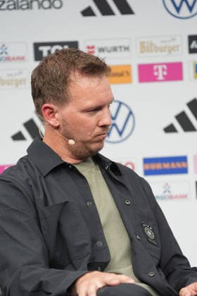 National coach Julian Nagelsmann Germany at the World Cup squad announcement at the DFB Campus Frankfurt 21 05 2026 World Cup squad announcement of the national team, DFB Campus