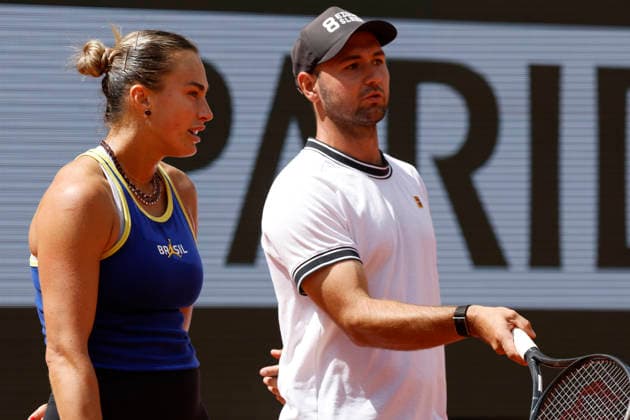May 21, 2026, Paris, Paris, France: Aryna SANALENKA (RUS))in action during training session day 4 of the qualifications of the tennis Grand Slam of Roland Garros 2026, at Roland Garros Stadium - on April 16 2026 .Paris - France Tennis press conference, PK, Pressekonferenz Of The Tennis Grand Slam Of Roland Garros 2026  - ZUMAb253 20260521_zsp_b253_006 Copyright: xLoicxBaratouxx