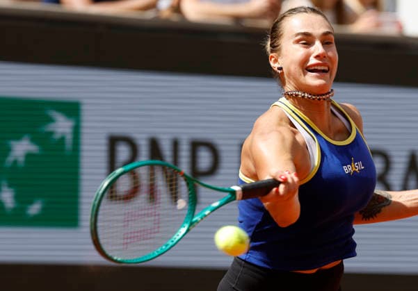 May 21, 2026, Paris, Paris, France: Aryna SANALENKA (RUS))in action during training session day 4 of the qualifications of the tennis Grand Slam of Roland Garros 2026, at Roland Garros Stadium - on April 16 2026 .Paris - France Tennis press conference, PK, Pressekonferenz Of The Tennis Grand Slam Of Roland Garros 2026  - ZUMAb253 20260521_zsp_b253_008 Copyright: xLoicxBaratouxx