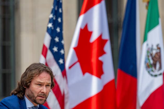 General Manager of the Czech National Soccer Team Pavel Nedved spoke at a press conference, PK, Pressekonferenz announcing the Czech national team, Nationalteam s roster ahead of the World Cup, Prague, May 21, 2026. (CTKxPhoto OndrejxDeml) CTKPhotoP2026052104269  CTKPhotoP2026052104269