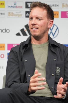 National coach Julian Nagelsmann Germany at the World Cup squad announcement at the DFB Campus Frankfurt 21 05 2026 World Cup squad announcement of the national team, DFB Campus