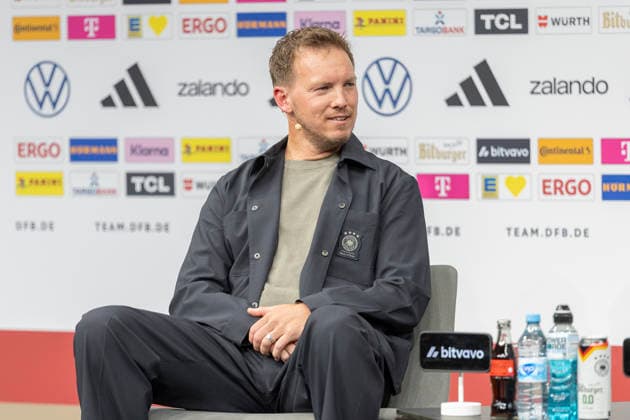 DFB squad announcement World Cup 2026, 21 05 2026 Julian Nagelsmann coach German national football team national coach , DFB squad announcement World Cup 2026, Frankfurt, DFB Campus, 21 5 2026 Copyright: xBEAUTIFULxSPORTS Gawlikx
